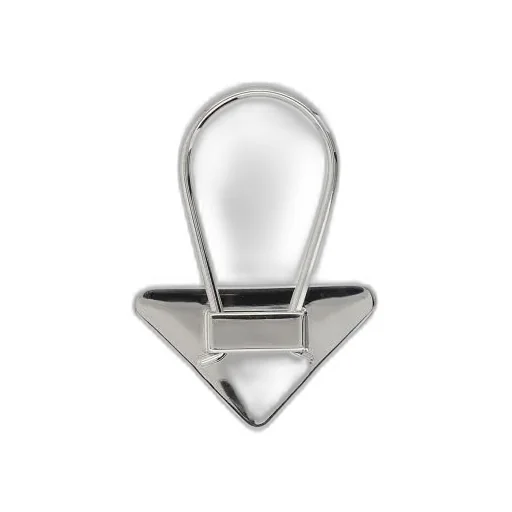 Prada Triangle-Logo Keychain