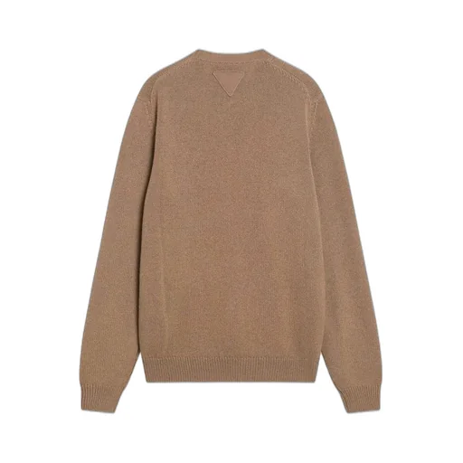 Prada Crewneck Button-Up Cardigan