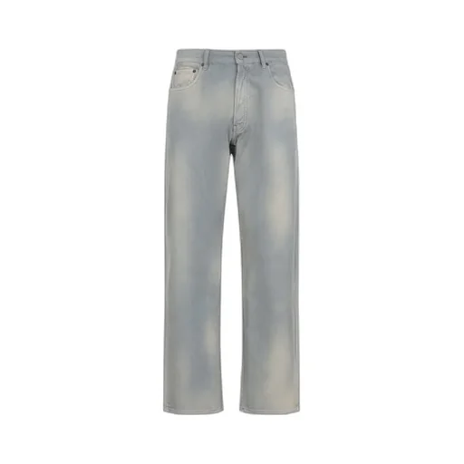 Prada Logo Patch Straight-Leg Jeans
