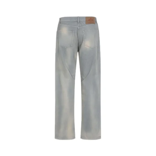 Prada Logo Patch Straight-Leg Jeans