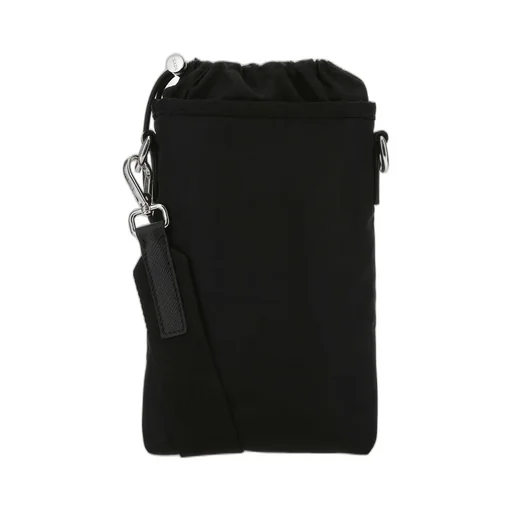 Prada Logo Plaque Zipped Phone Bag