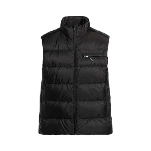 Prada Triangle-Logo Padded Gilet
