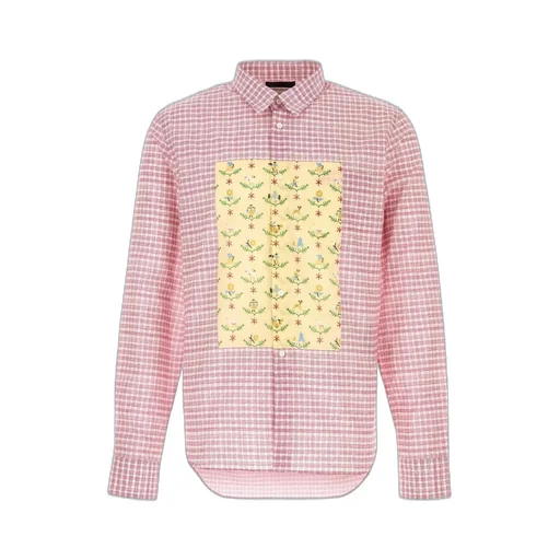 Prada Button-Up Checked Shirt