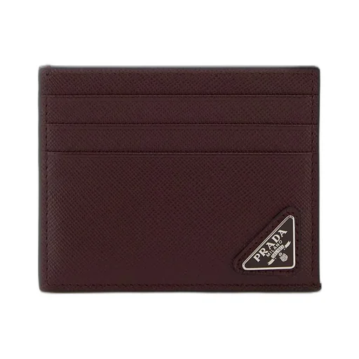 Prada Logo Plaque Cardholder