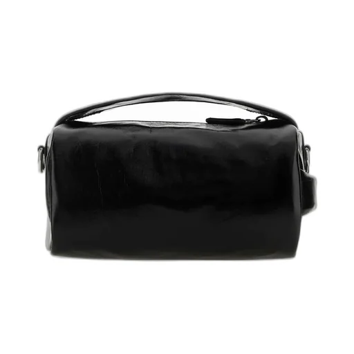 Prada Logo-Detailed Zip-Up Shoulder Bag