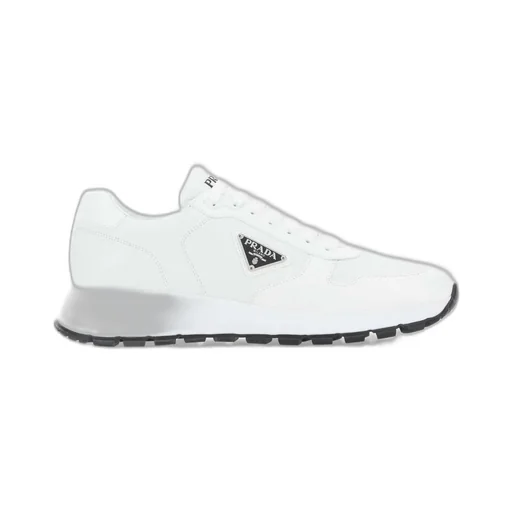 Prada Logo Plaque Low-Top Sneakers