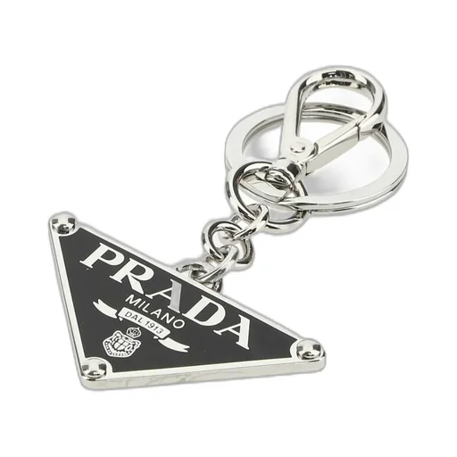 Prada Logo Lettering Keyring