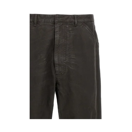 Prada Logo Detailed Wide-Leg Jeans
