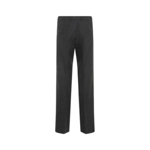 Prada Prince Of Wales Mid-Rise Checked Trousers