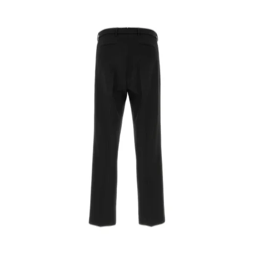 Prada Mid-Rise Belted Straight-Leg Trousers