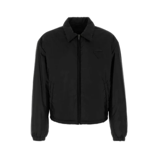 Prada Logo Detailed Zipped Jacket
