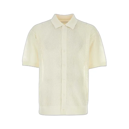 Prada Logo Embroidered Knitted Polo Shirt