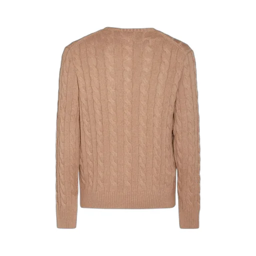 Polo Ralph Lauren Logo Embroidered Cable-Knit Jumper