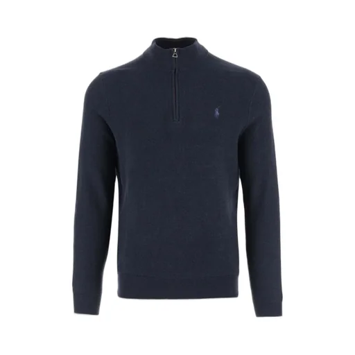 Polo Ralph Lauren Mesh-Knit Quarter-Zip Jumper