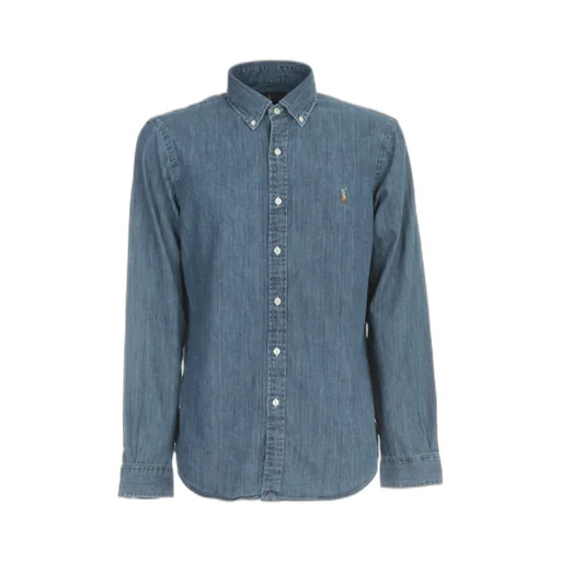 Polo Ralph Lauren Logo Embroidered Denim Shirt