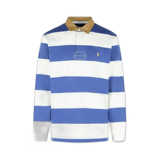 Polo Ralph Lauren Logo Embroidered Striped Polo Shirt