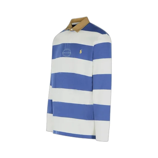 Polo Ralph Lauren Logo Embroidered Striped Polo Shirt