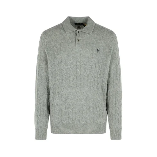 Polo Ralph Lauren Long-Sleeved Knitted Polo Shirt