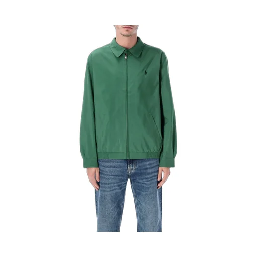 Polo Ralph Lauren Logo Embroidered Twill Zipped Jacket
