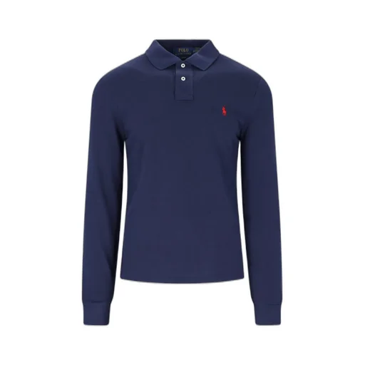 Polo Ralph Lauren Pony Embroidered Long-Sleeved Polo Shirt