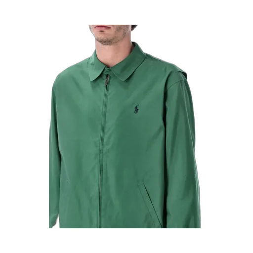Polo Ralph Lauren Logo Embroidered Twill Zipped Jacket