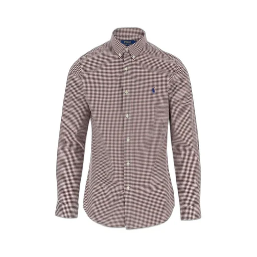 Polo Ralph Lauren Checked Curved Hem Shirt