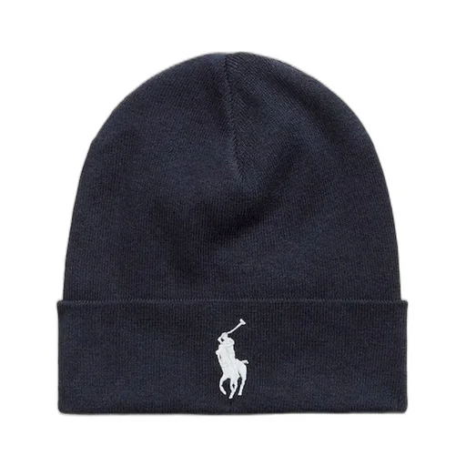 Polo Ralph Lauren Polo Pony Turn-Up Brim Knitted Beanie
