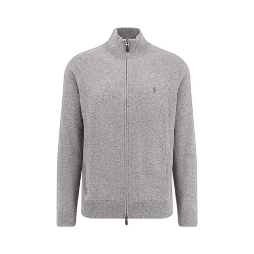 Polo Ralph Lauren Logo Embroidered Zipped Cardigan