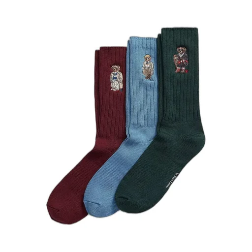 Polo Ralph Lauren Polo Bear Embroidered Socks