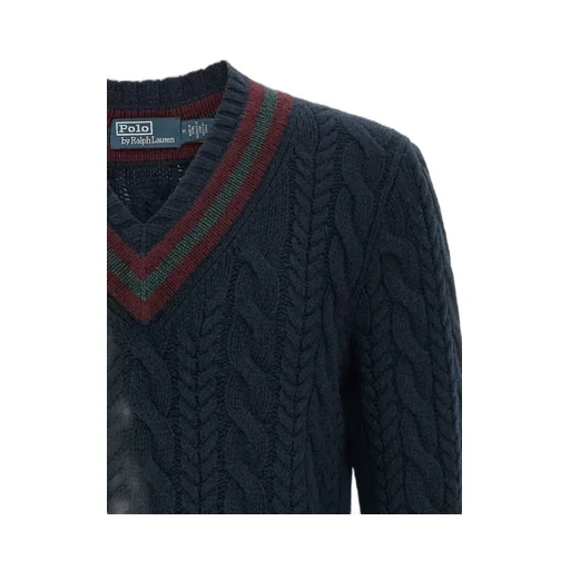 Polo Ralph Lauren V-Neck Braided Jumper
