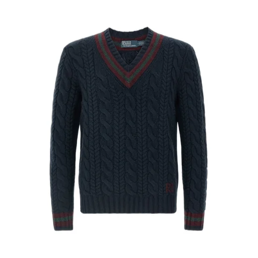Polo Ralph Lauren V-Neck Braided Jumper