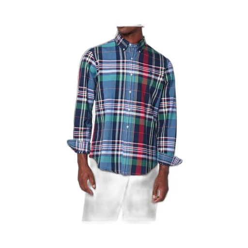 Polo Ralph Lauren Custom Fit Plaid Oxford Shirt
