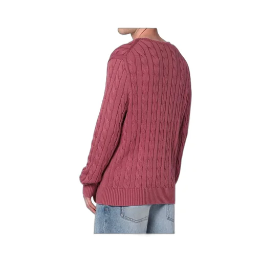 Polo Ralph Lauren Logo Embroidered Cable-Knit Jumper