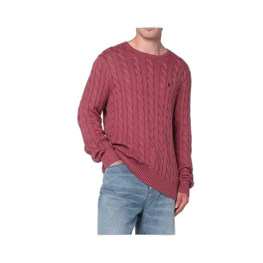 Polo Ralph Lauren Logo Embroidered Cable-Knit Jumper