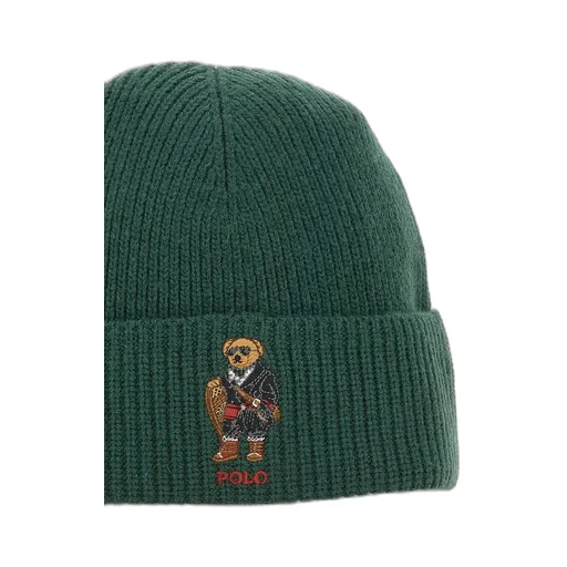Polo Ralph Lauren Embroidered Teddy Bear Beanie Hat