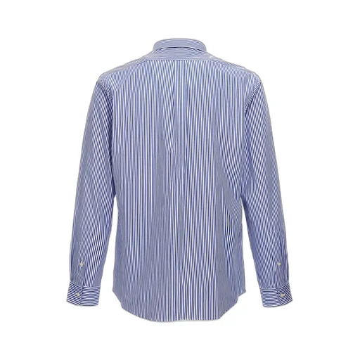Polo Ralph Lauren Logo Embroidered Pinstriped Shirt