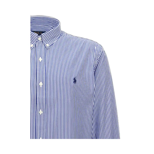 Polo Ralph Lauren Logo Embroidered Pinstriped Shirt