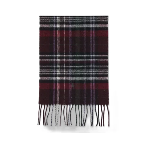 Polo Ralph Lauren Fringed Edge Checked Scarf