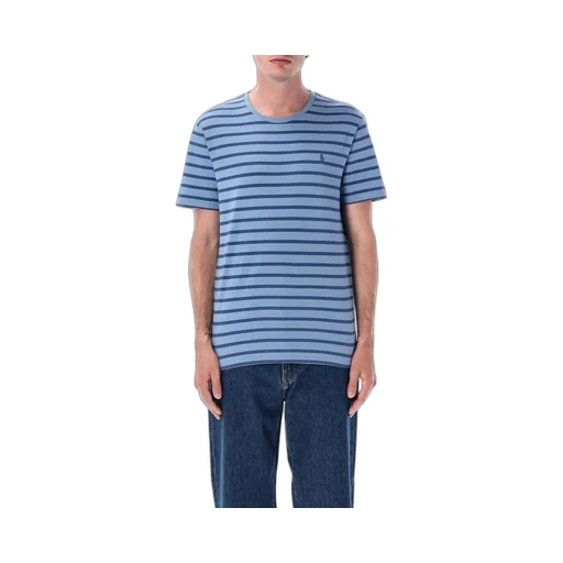 Polo Ralph Lauren Logo Embroidered Striped T-Shirt