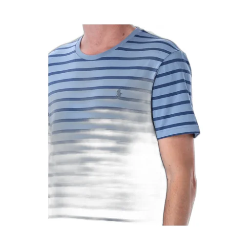 Polo Ralph Lauren Logo Embroidered Striped T-Shirt