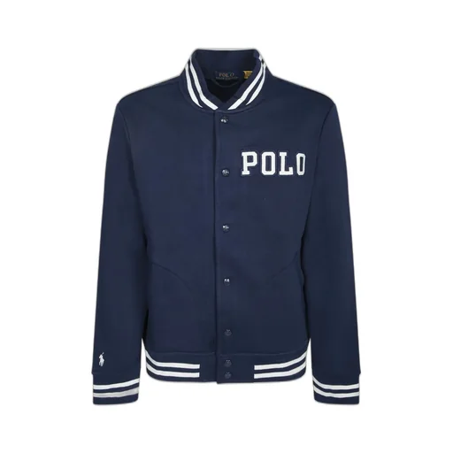 Polo Ralph Lauren Varsity-Letter Embroidered Buttoned Jacket