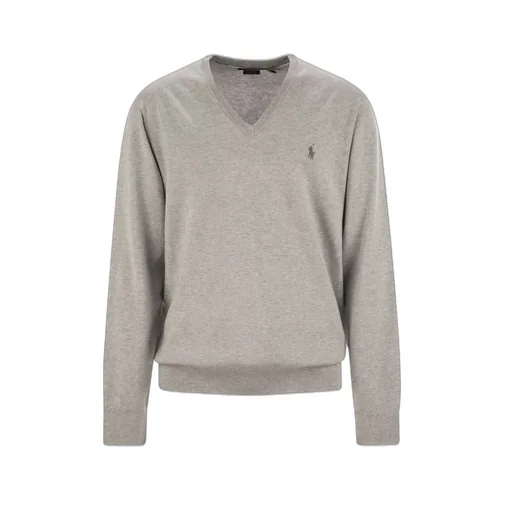 Polo Ralph Lauren Logo Embroidered Knitted Jumper