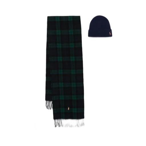 Polo Ralph Lauren Polo Bear Fringed Scarf Set