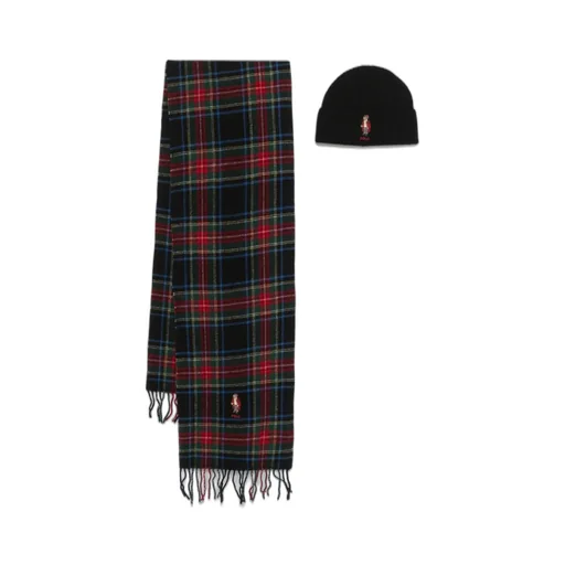 Polo Ralph Lauren Polo Bear Fringed Scarf Set