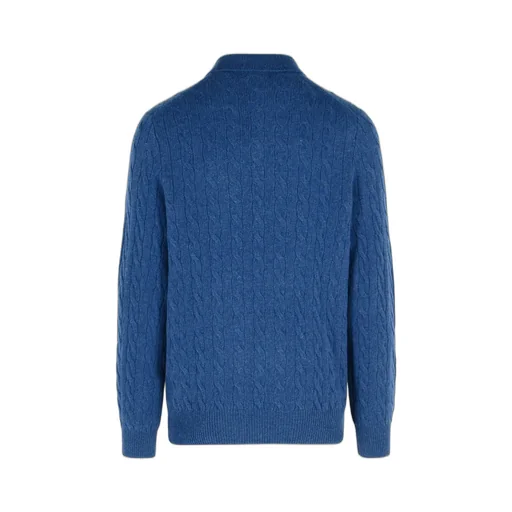 Polo Ralph Lauren Long-Sleeved Knitted Polo Shirt