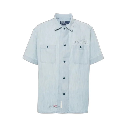 Polo Ralph Lauren Button-Up Straight Hem Denim Shirt