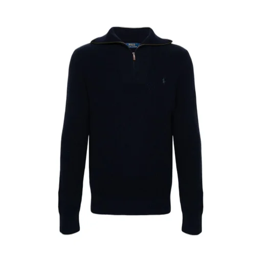 Polo Ralph Lauren Half Zipped Straight Hem Jumper