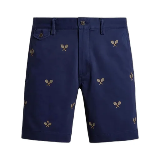 Polo Ralph Lauren Button Detailed Embroidered Shorts