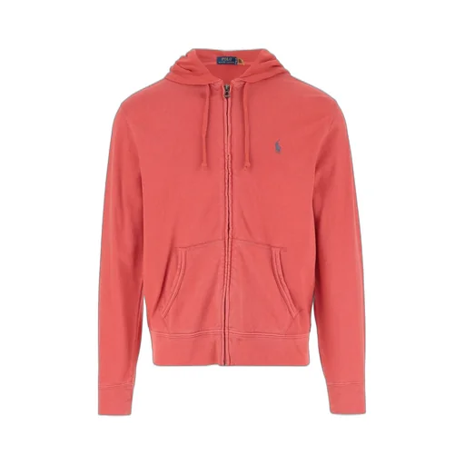 Polo Ralph Lauren Pony Embroidered Zipped Drawstring Hoodie