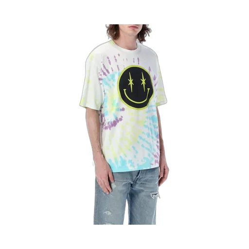 Phipps Tie-Dyed Smiley Face Printed T-Shirt
